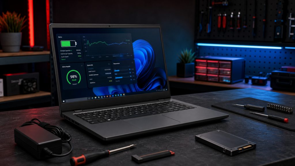 Tweedehands laptop controleren na aankoop
