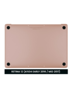 Onderplaat (bottom case) met accu (A1705) voor MacBook 12″ A1534 (2016-2017) (Rose Gold)