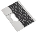 Top case met toetsenbord (ANSI US) en microfoon voor MacBook 12″ A1534 (2016-2017) (Silver)