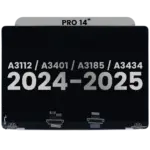 Compleet beeldscherm (Glossy) voor MacBook Pro 14" A3112 / A3401 / A3185 / A3434 (2024 - 2025) (Silver)