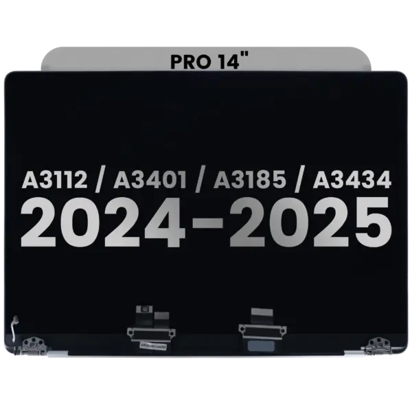 Compleet beeldscherm (Glossy) voor MacBook Pro 14" A3112 / A3401 / A3185 / A3434 (2024 - 2025) (Silver)