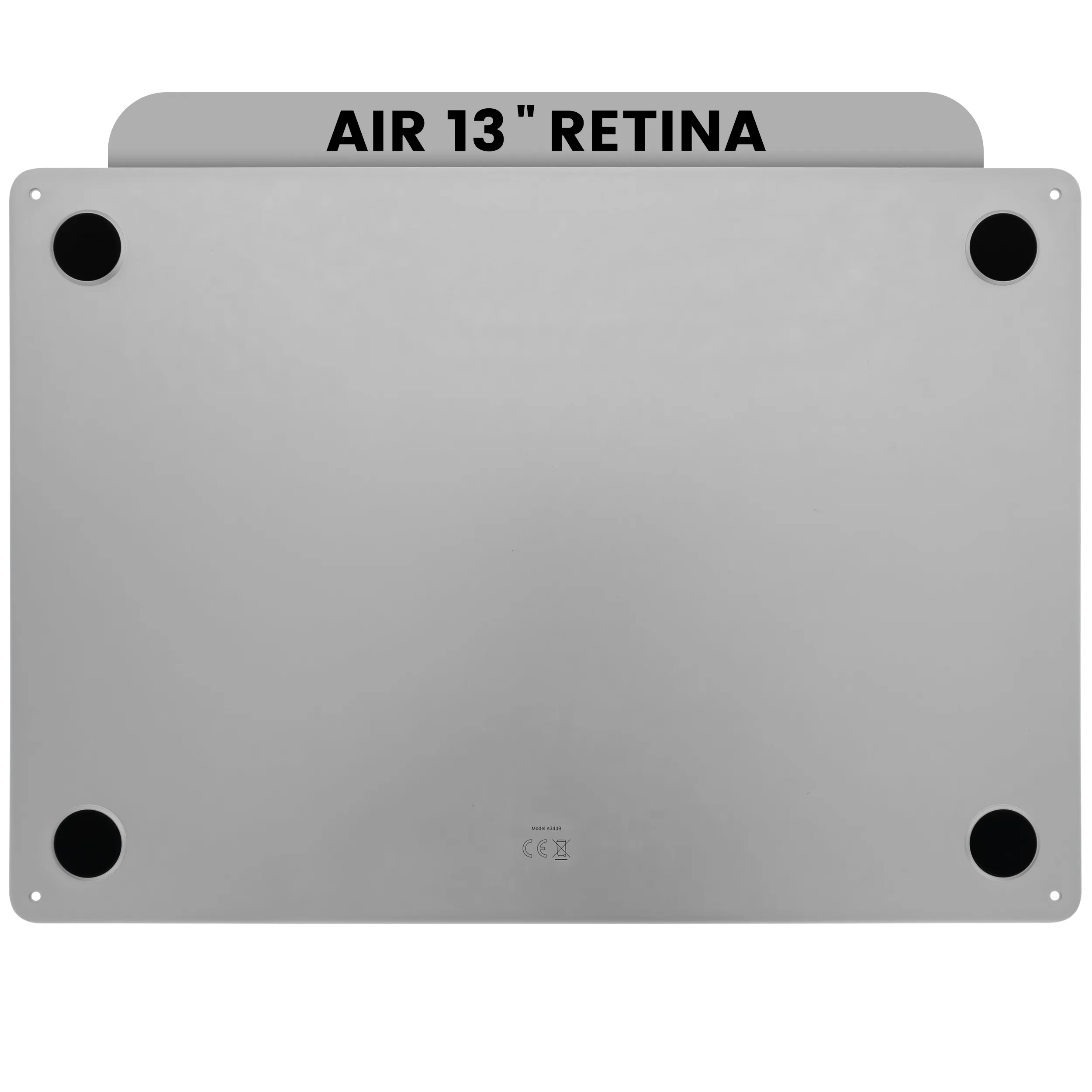 107183200148-2-1782803730878 Onderplaat (bottom case) voor MacBook Air 13″ A3449 (2026) (Silver)
