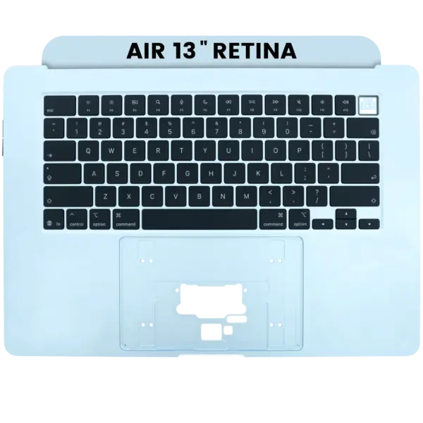 Top case met toetsenbord (ANSI US) voor MacBook Air 15″ A3448 (2026) (Sky Blue)