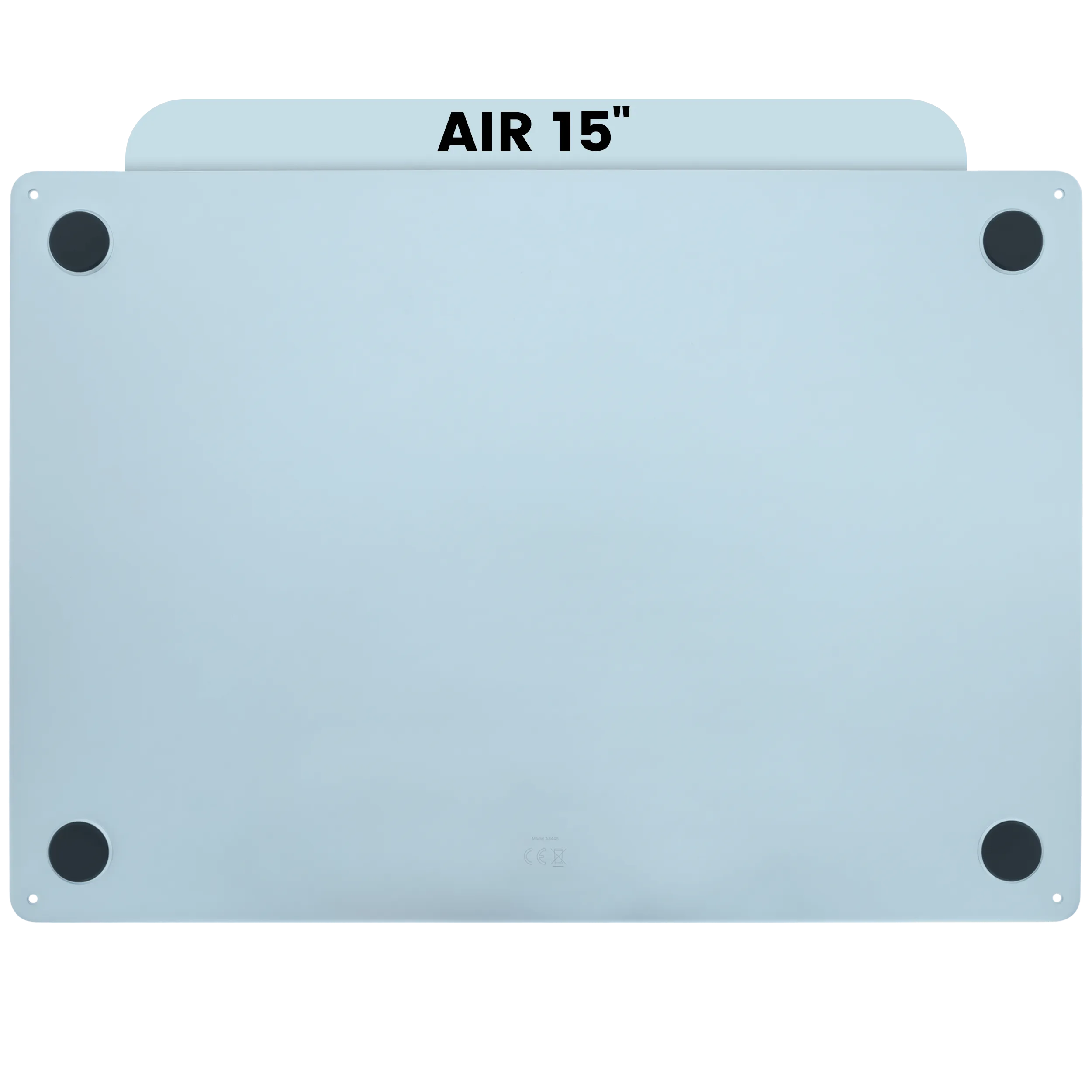 107183200163-2-1783065340653 Onderplaat (bottom case) voor MacBook Air 15″ A3448 (2026) (Sky Blue)