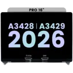 Compleet beeldscherm voor MacBook Pro 16″ A3428 / A3429 (2026) (Silver)