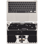 Top case met accu en toetsenbord (ANSI US) voor MacBook Air 13″ A2681 (2022) (Starlight)
