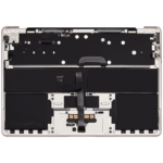 Top case met accu en toetsenbord (ANSI US) voor MacBook Air 13″ A2681 (2022) (Starlight)