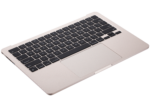 Top case met accu en toetsenbord (ANSI US) voor MacBook Air 13″ A2681 (2022) (Starlight)