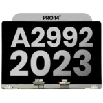 Compleet beeldscherm voor MacBook Pro 14" A2992 (2023) (Space Black)