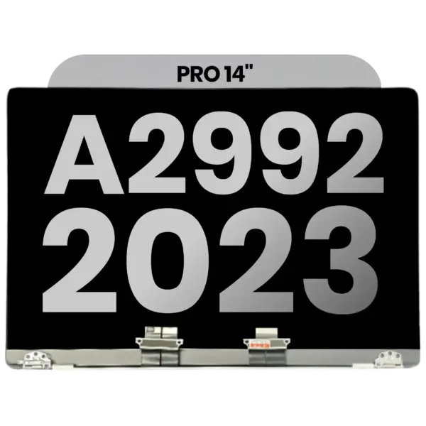 Compleet beeldscherm voor MacBook Pro 14" A2992 (2023) (Space Black)
