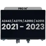 Compleet beeldscherm voor MacBook Pro 14" (A2442 / Late 2021) / (A2779 / Late 2023 ) / (A2918 / Late 2023) (Space Gray)