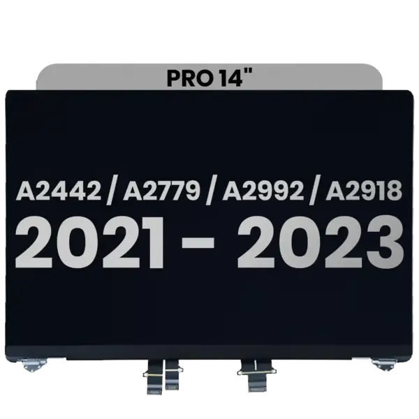 Compleet beeldscherm voor MacBook Pro 14" (A2442 / Late 2021) / (A2779 / Late 2023 ) / (A2918 / Late 2023) (Space Gray)