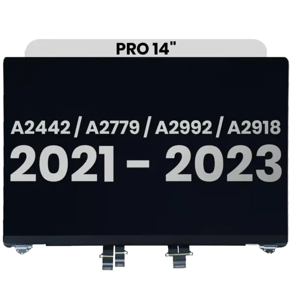 Compleet beeldscherm voor MacBook Pro 14" (A2442 / Late 2021) / (A2779 / Late 2023 ) / (A2992 / Late 2023) / (A2918 / Late 2023) (Silver)