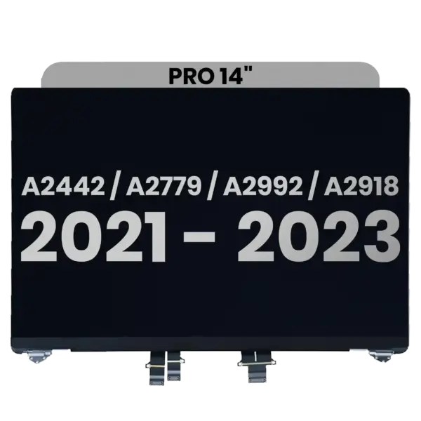 Compleet beeldscherm voor MacBook Pro 14" (A2442 / Late 2021) / (A2779 / Late 2023 ) / (A2918 / Late 2023) (Space Gray)