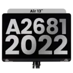 Compleet beeldscherm voor MacBook Air 13″ (A2681 / Mid 2022) (Space Gray)