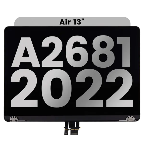 Compleet beeldscherm voor MacBook Air 13″ (A2681 / Mid 2022) (Space Gray)