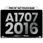 Compleet beeldscherm voor MacBook Pro 15″ A1707 (2016-2017) (Silver)