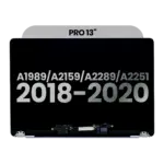 Compleet beeldscherm voor MacBook Pro 13" A1989 (2018-2019) / A2159 (2019) / A2289 / A2251 (2020) (Space Gray)