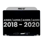 Compleet beeldscherm voor MacBook Pro 13″ A1989 (2018-2019) / A2159 (2019) / A2289 / A2251 (2020) (Space Gray)