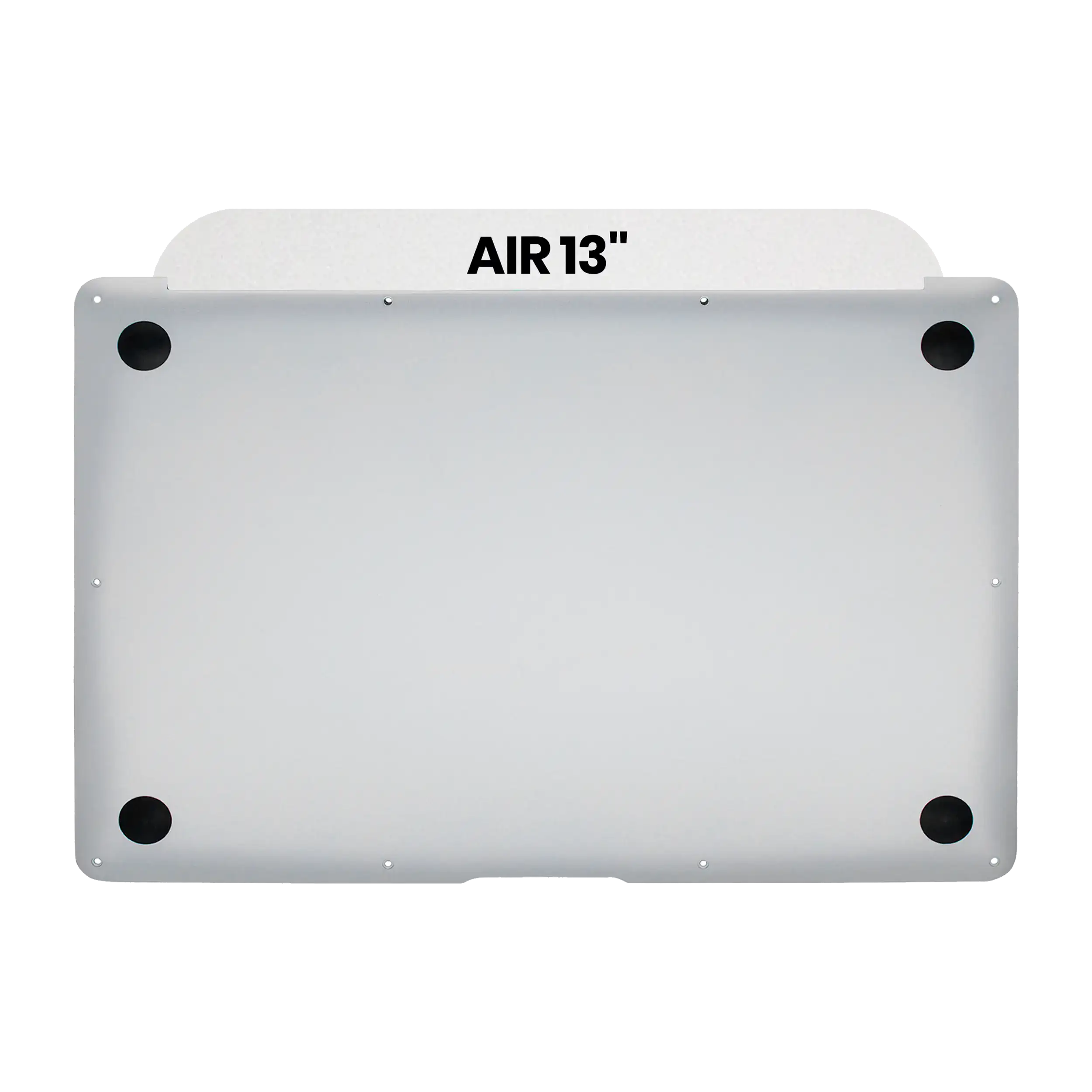 1741043582-67c6377ebf9c0 Onderplaat (bottom case) voor MacBook Air 13″ A1369 (2010) / A1466 (2012-2017) (Silver)