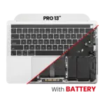 Top case met accu en toetsenbord (ANSI US) voor MacBook Pro 13″ A1989 (2018-2019) (Silver)