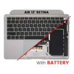 Top case met accu en toetsenbord (ANSI US) voor MacBook Air 13″ A2179 (2020) (Space Gray)