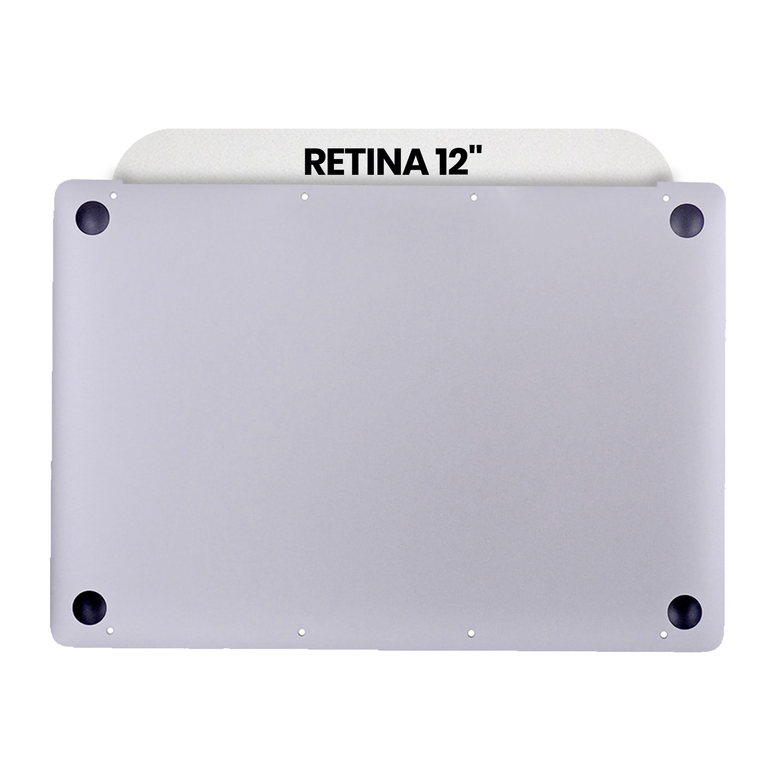 1741103620-67c7220404105 Onderplaat (bottom case) voor MacBook 12″ A1534 (2015) (Silver)
