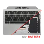 Top case met accu en toetsenbord (ANSI US) voor MacBook Air 13″ A1932 (2018-2019) (Space Gray)