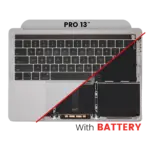 Top case met accu en toetsenbord (ANSI US) voor MacBook Pro 13″ A2159 (2019) (Space Gray)