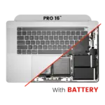 Top case met accu en toetsenbord (ANSI US) voor MacBook Pro 16″ A2141 (2019) (Silver)