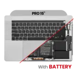 Top case met accu en toetsenbord (ANSI US) voor MacBook Pro 15″ A1990 (2018-2019) (Space Gray)