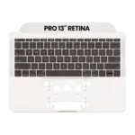 Top case met toetsenbord (ANSI US) voor MacBook Pro 13″ A1708 (2016-2017) (Silver)