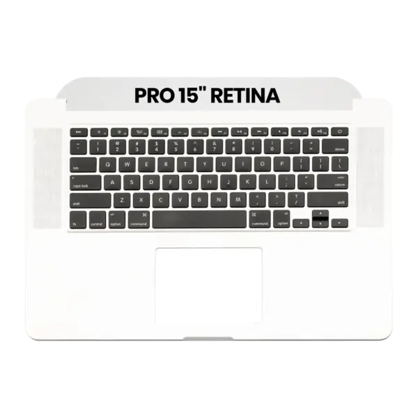 Top case met toetsenbord (ANSI US) voor MacBook Pro 15″ A1398 (2015) (Silver)