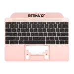 Top case met toetsenbord (ANSI US) en microfoon voor MacBook 12″ A1534 (2016-2017) (Rose Gold)
