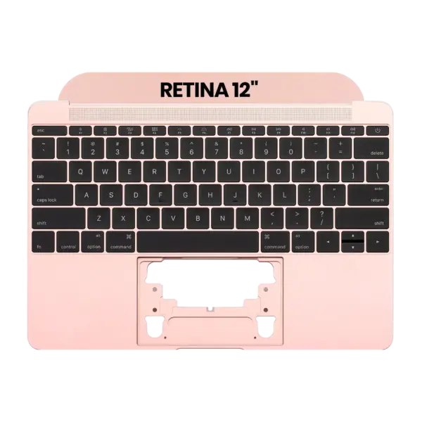 Top case met toetsenbord (ANSI US) en microfoon voor MacBook 12″ A1534 (2016-2017) (Rose Gold)