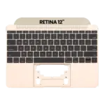 Top case met toetsenbord (ANSI US) en microfoon voor MacBook 12″ A1534 (2016-2017) (Gold)
