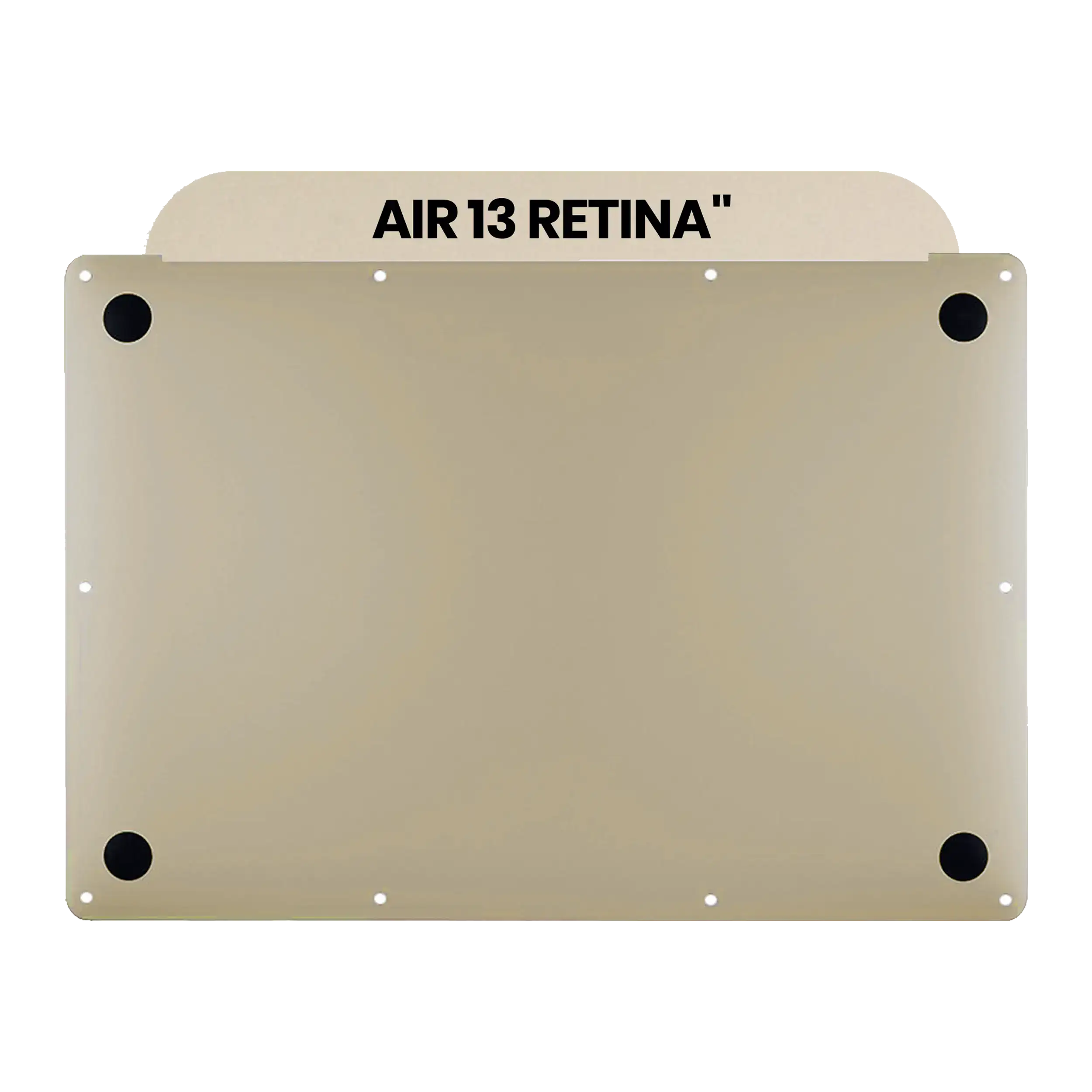 1741200398-67c89c0e54dc9 Onderplaat (bottom case) voor MacBook Air 13″ A1932 (2018-2019) / A2179 (2020) (Gold)