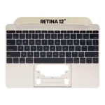 Top case met toetsenbord (ANSI US) en microfoon voor MacBook 12″ A1534 (2015) (Gold)