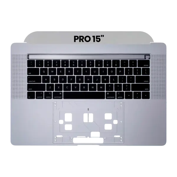 Top case met toetsenbord (ANSI US) voor MacBook Pro 15″ A1990 (2018-2019) (Silver)