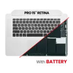 Top case met accu en toetsenbord (ANSI US) voor MacBook Pro 15″ A1398 (2015)