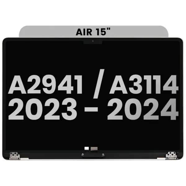 Compleet beeldscherm voor MacBook Air 15″ (A2941 / Mid 2023) / Air 15″ (A3114 / Mid 2024) (Silver)