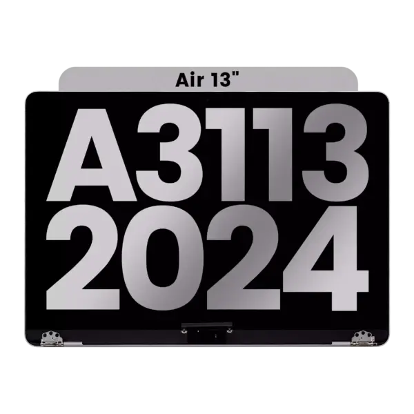 Compleet beeldscherm voor MacBook Air 13″ (A3113 / 2024) (Space Gray)