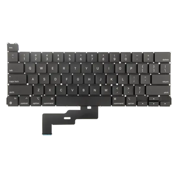 Toetsenbord met verlichting en schroeven voor MacBook Pro 13″ A2338 (2020 – 2023) (US-Engels)