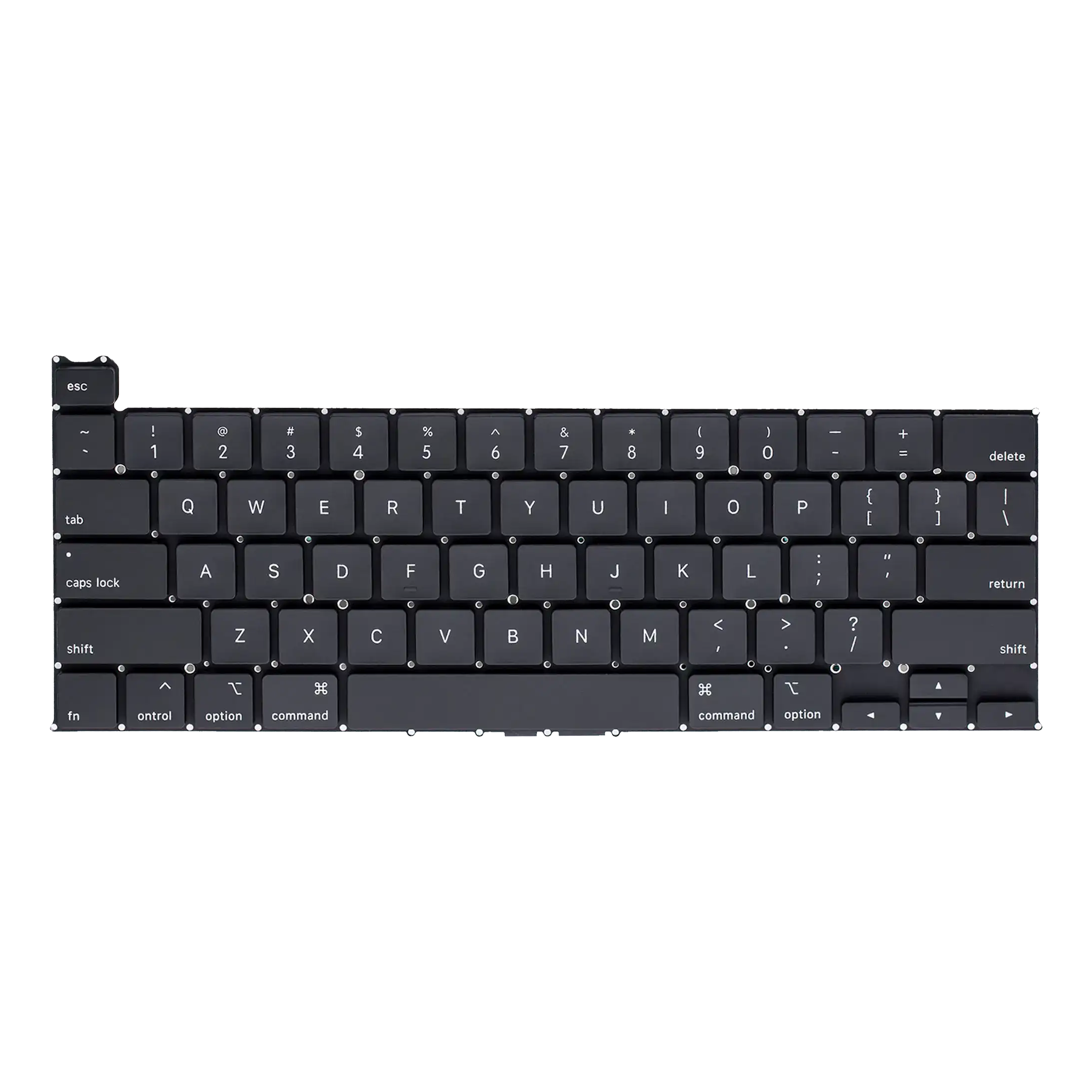 1743009981-67e438bd0c0dd Toetsenbord met verlichting en schroeven voor MacBook Pro 13″ A2251 (2020) (US-Engels)