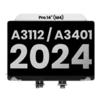 Compleet beeldscherm (Glossy) MacBook Pro 14" A3112 / A3401 / A3185 (2024) (Space Black)