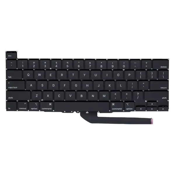 Toetsenbord met verlichting en schroeven voor MacBook Pro 16″ (A2141 / Mid 2019) (US-Engels)