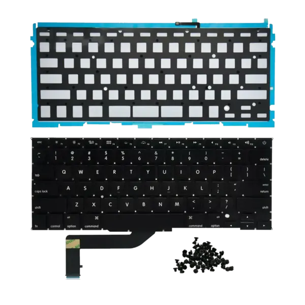 Toetsenbord met verlichting en schroeven (US-Engels) voor MacBook Pro 15″ A1398 (2012-2015)