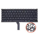 Toetsenbord met verlichting en schroeven (US-Engels) voor MacBook Air 13″ A1466 (2012-2017) / A1369 (2011)