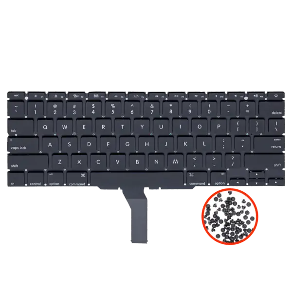 Toetsenbord met verlichting en schroeven (US-Engels) voor MacBook Air 11″ A1465 (2012-2015) / A1370 (2011)