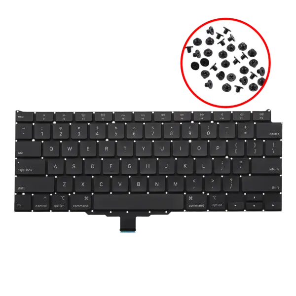 Toetsenbord met verlichting en schroeven voor MacBook Air 13″ A2179 (2020) (US-Engels)